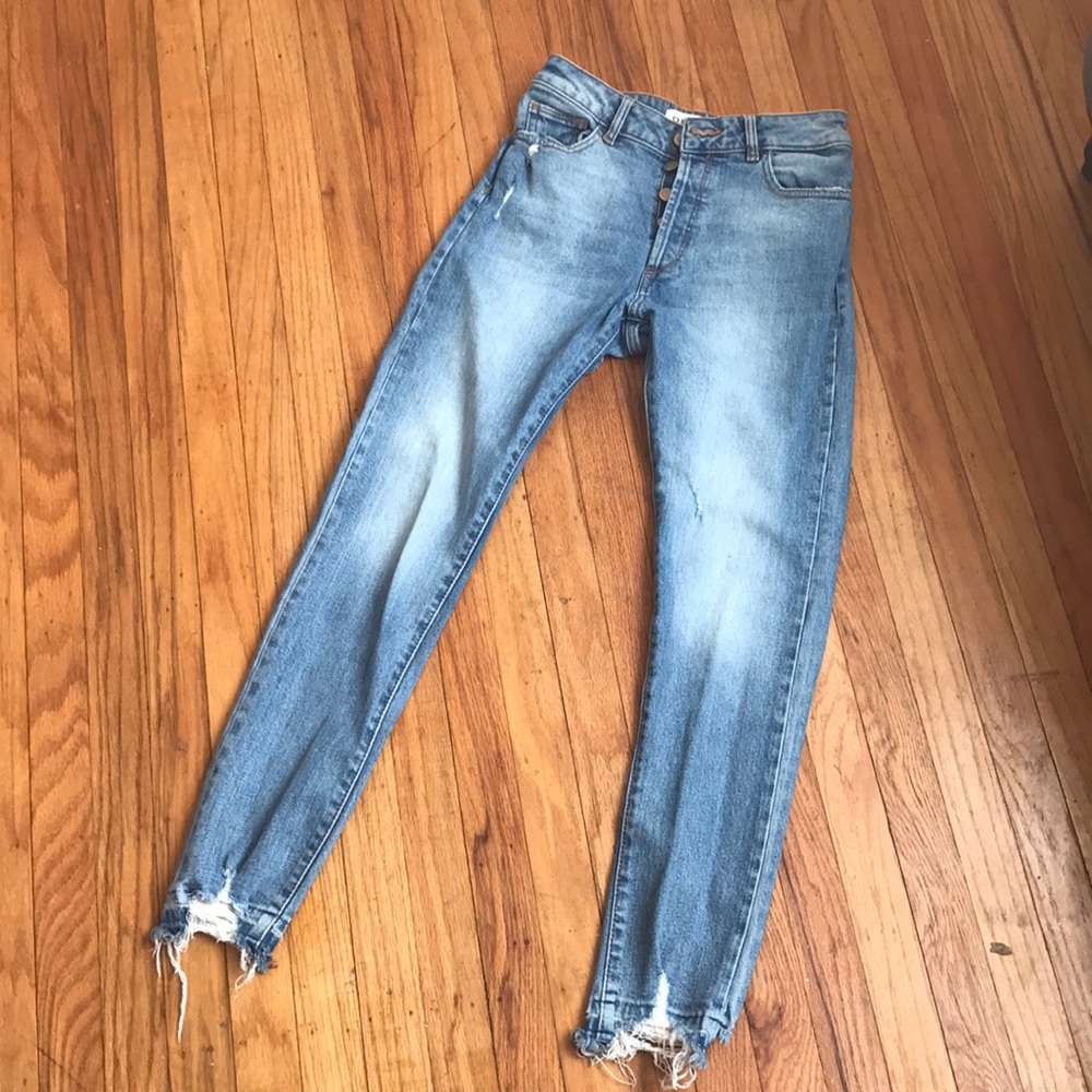 DL 1961 high waisted vintage slim skinnies